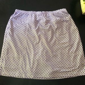 Jofit medium purple and white skort